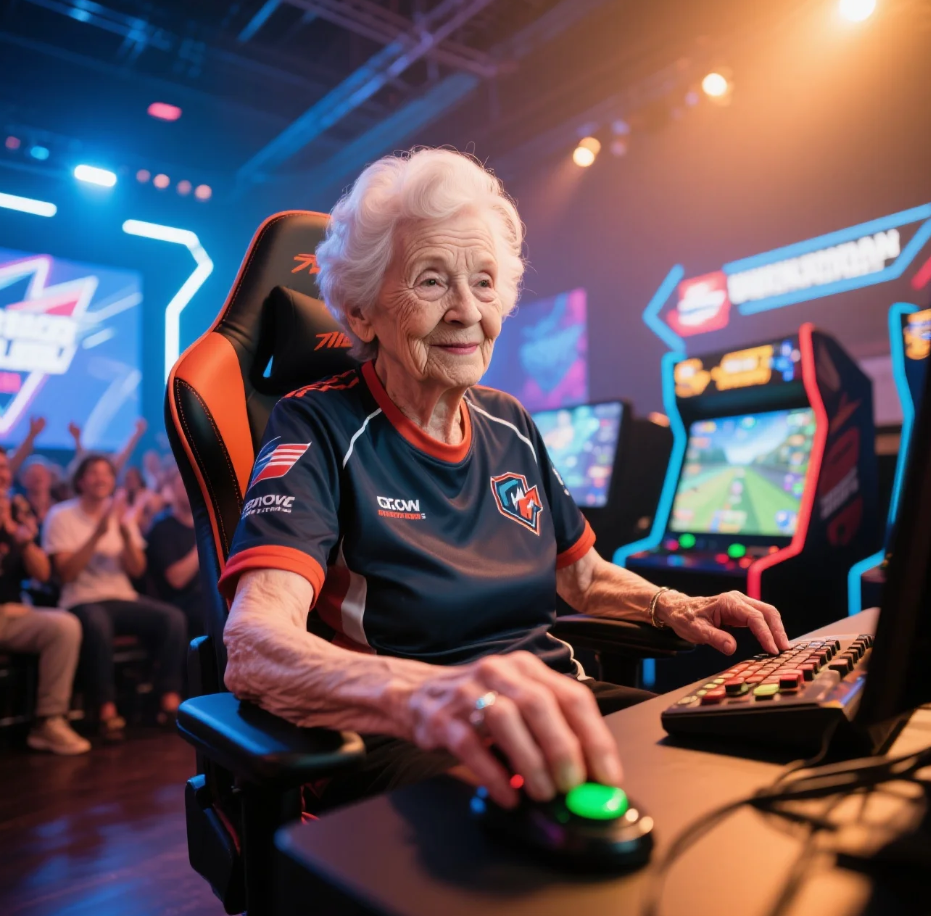 Grandma Accidentally Joins E-Sports Tournament, Wins Entire Thing Using Only One Button