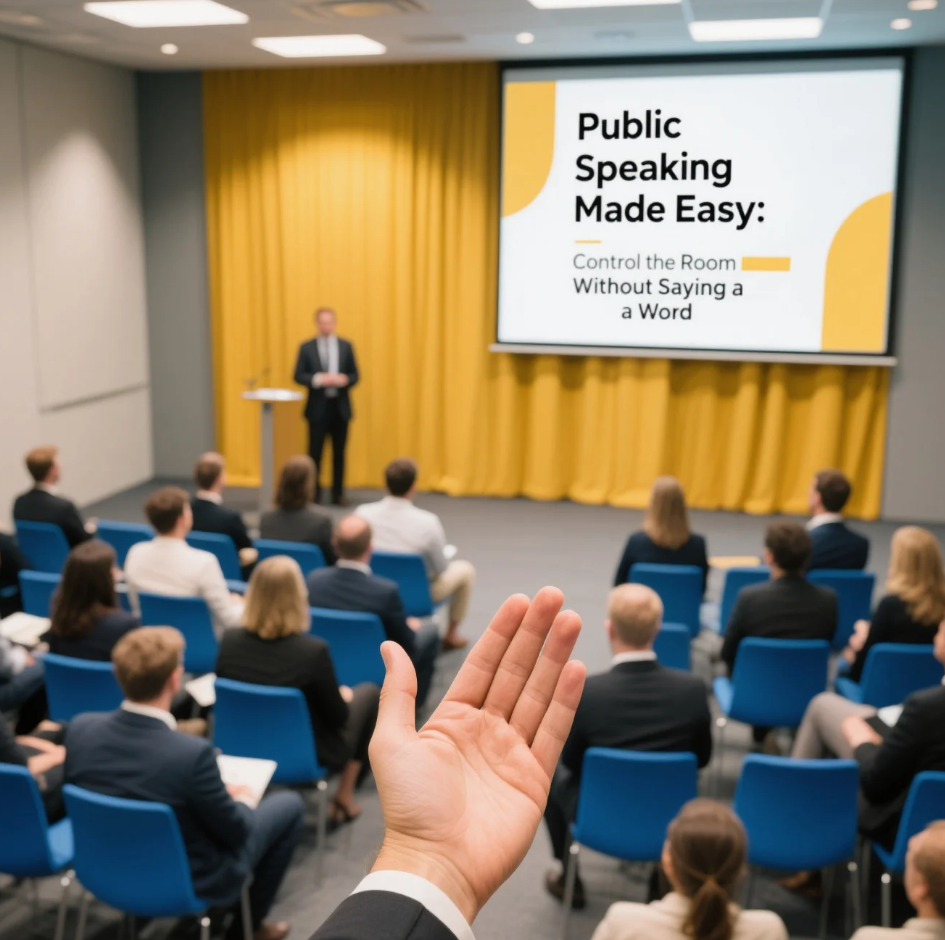 Public Speaking Made Easy: Control the Room Without Saying a Word