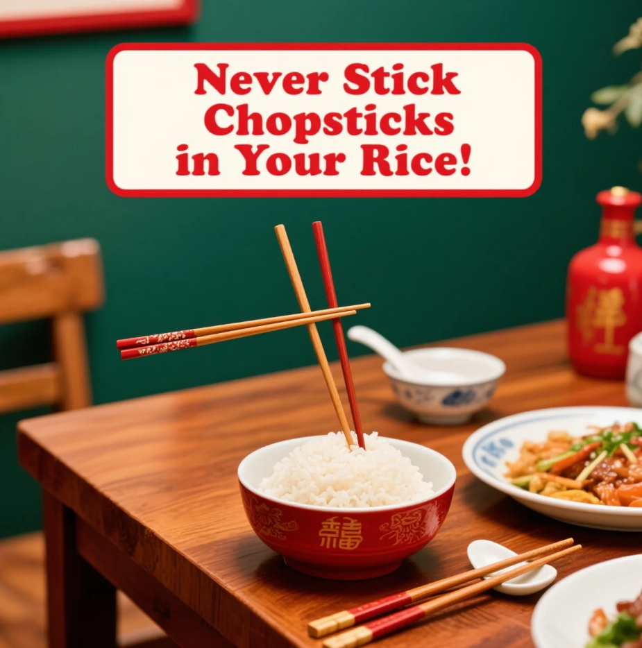 Never Stick Chopsticks in Your Rice! Asia’s Biggest Mealtime No-Nos