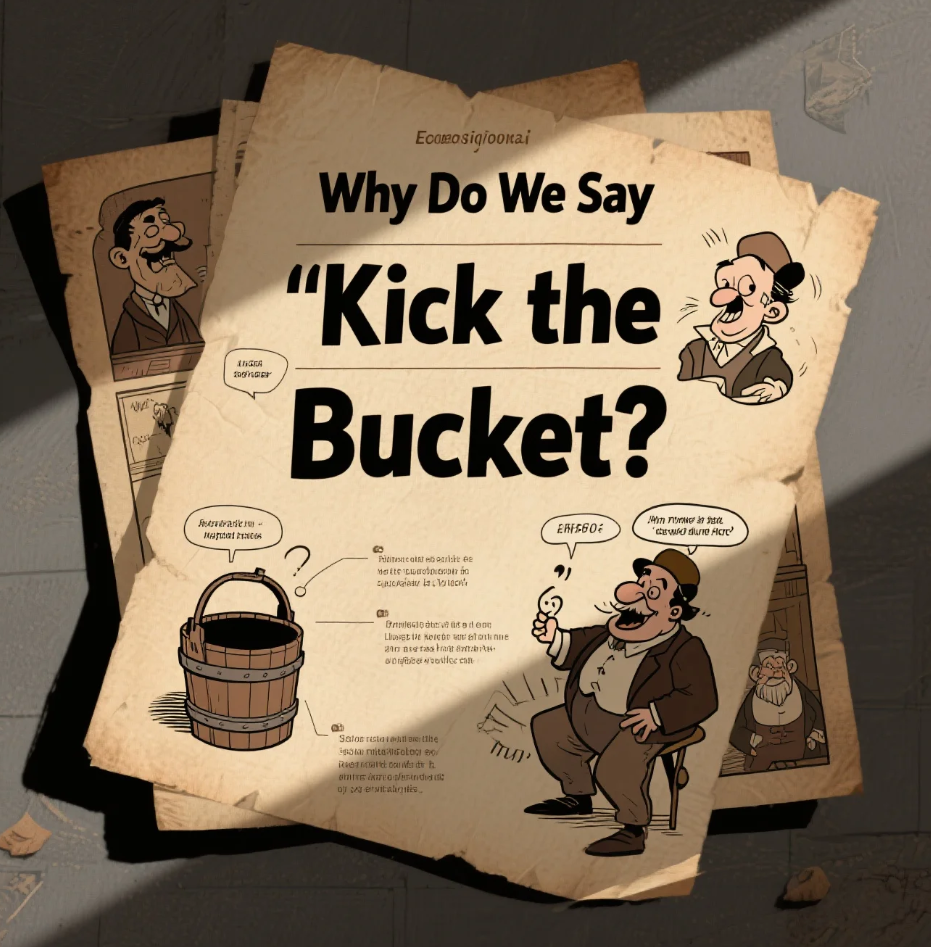 Why Do We Say “Kick the Bucket”? The Dark, Weird, and Hilarious History Behind This Phrase