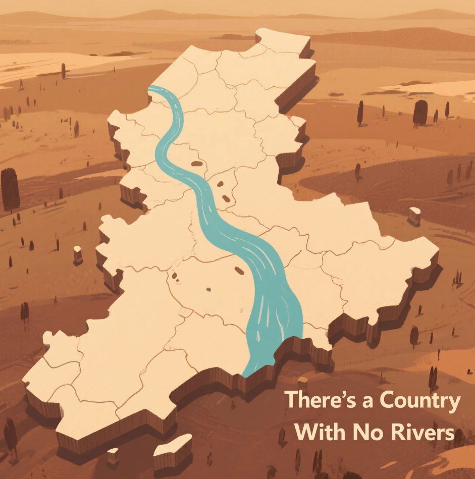 There’s a Country With No Rivers – Can You Guess Where?