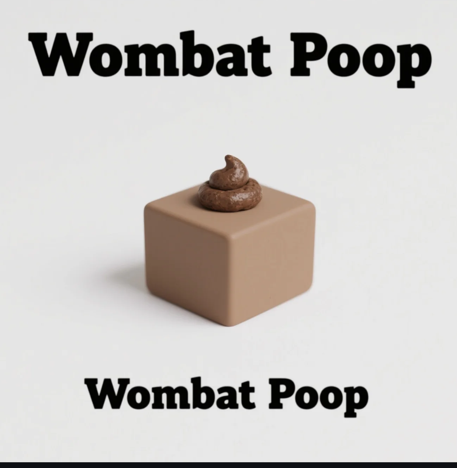 Wombat Poop is Cube-Shaped – Seriously