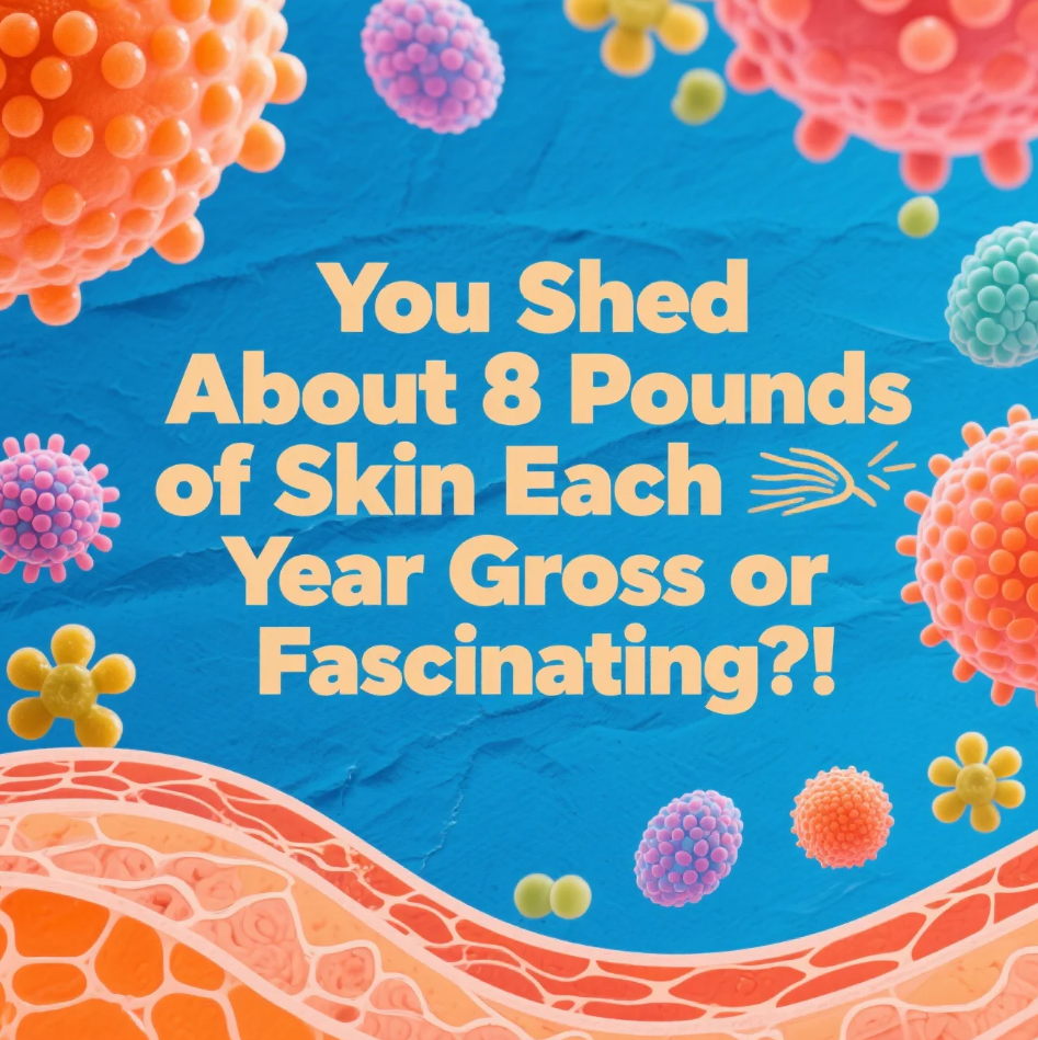 You Shed About 8 Pounds of Skin Each Year – Gross or Fascinating?