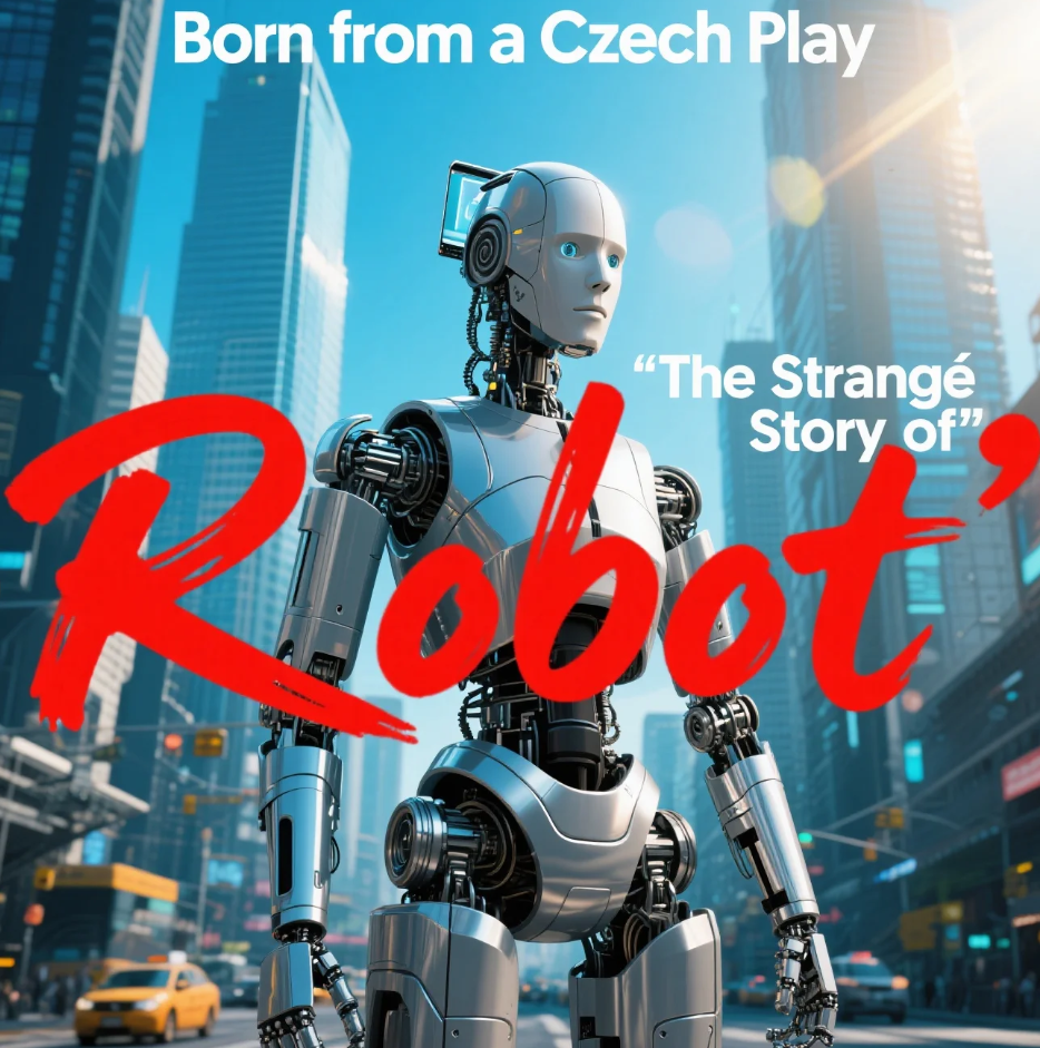 🤖 The Strange Story of “Robot” – Born from a Czech Play